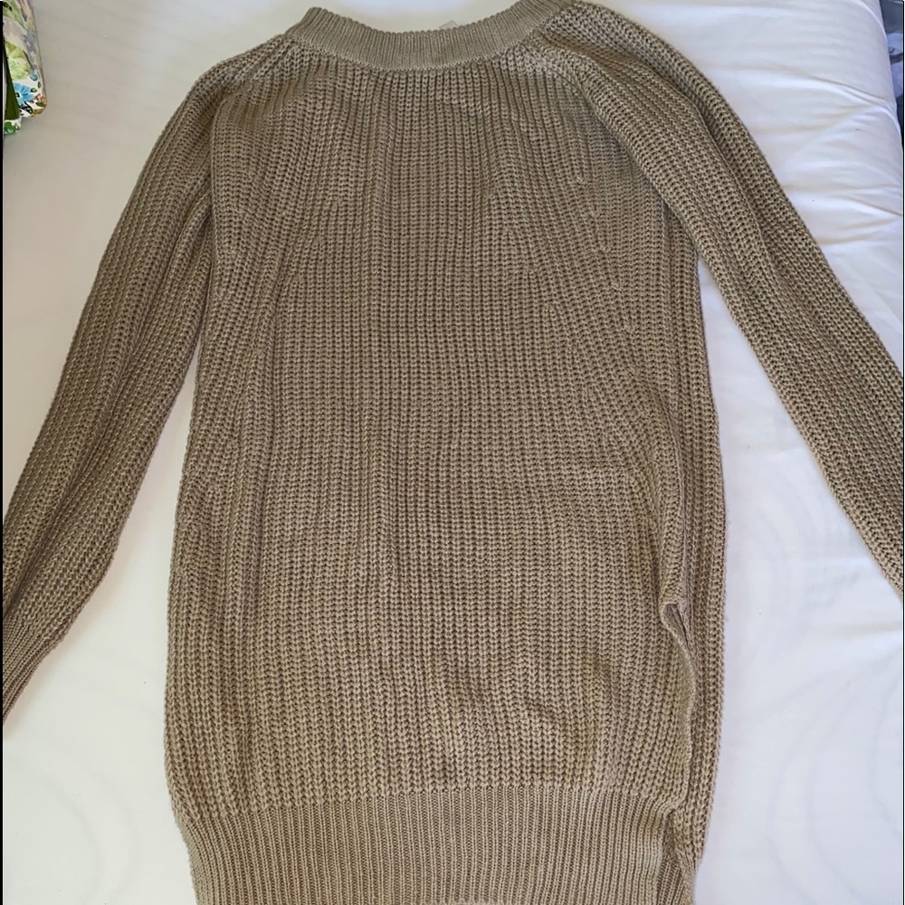 Beige Sweater dress